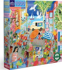 eeBoo Négyzet alakú puzzle francia piacok 1000 darab