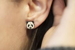 BeWooden női fából készült fülbevalók Panda Earrings univerzális
