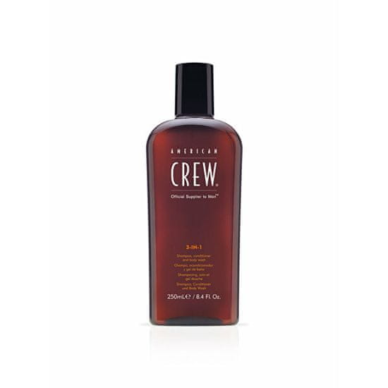 American Crew Többfunkciós termék hajra és testre (3-in-1 Shampoo, Conditioner And Body Wash)
