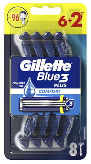Gillette Blue3 Eldobható férfi borotva 8 db 