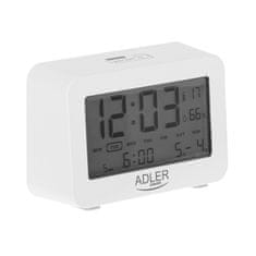 Adler Ébresztőóra elektronikus hőmérséklet páratartalom AD1196W