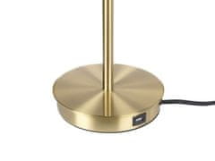 Beliani Arany fém asztali lámpa USB porttal 47 cm ARIPO