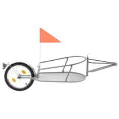Vidaxl kerékpár-utánfutó narancssárga/fekete táskával 91768