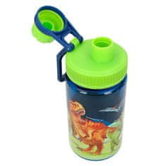 Dino World kisebb utazó ivópalack, Kék-zöld, dinoszauruszokkal