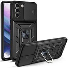 Techsuit Camshield védőtok Samsung Galaxy S21 FE telefonra KP30094 fekete