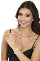 JwL Luxury Pearls Trendi aranyozott nyaklánc valódi folyami gyöngyökkel JL0787