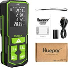 Huepar PRO Aku. digitális távolságmérő 60M HD LCD USB