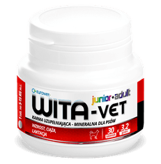 Eurowet Wita-Vet Ca/P=2 - Vitamin Kiegészítő Kutyáknak 3,2g 30 Tab.