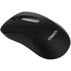 Canyon BARBONE, Wired Optical Mouse with 3 buttons, 1200 DPI optical technology for precise tracking, black,cable length 1.5m, 108*65*38mm, 0.076kg (CNE-CMS2SP)