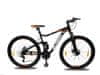 Olpran Hegyi kerékpár Monster 27,5" full, fekete/narancssárga