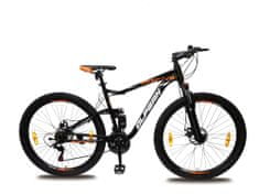 Hegyi kerékpár Monster 27,5" full, fekete/narancssárga
