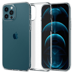 Spigen Apple iPhone 12 / 12 Pro, Szilikon tok, Liquid Crystal, átlátszó (S49941)