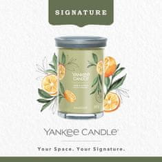 Yankee Candle Illatgyertya Signature Tumbler üvegben nagyméretű Sage & Citrus 567g
