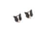 női fából készült fülbevalók Black Cat Earrings univerzális