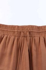 OMG! Elegáns női nadrág Niflor barna XL