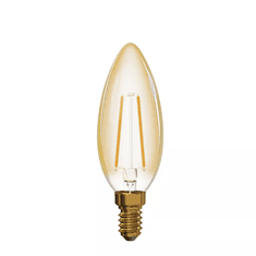 EMOS LED fényforrás gyertya vintage filament E14 2W melegfehér (Z74300) (Z74300)
