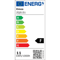 EMOS LED fényforrás matt E27 10.5W természetes fehér (ZQ5151) (ZQ5151)