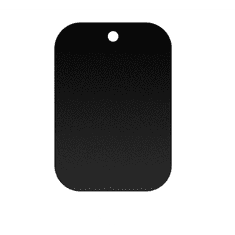 gigapack Öntapadós fémlap (mágneses autós tartóhoz ideális, négyzet alakú) FEKETE (5996457867875)