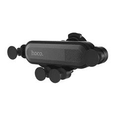 Hoco CA51A TOUR autós tartó (szellőzőre, 360°-ban forgatható, automata 4-6.5" méret) FEKETE (CA51_TOUR) (CA51_TOUR)