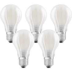 Osram LED E27 Körte forma 7 W = 60 W Melegfehér (O x H) 60 mm x 108 mm EEK: A++ Filament 5 db (4058075090620)