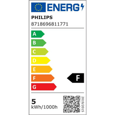 PHILIPS E14 4.3W LED fényforrás meleg fehér (929001891202) (929001891202)