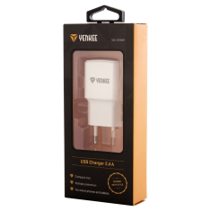 Yenkee YAC 2013WH hálózati USB töltő 2,4A fehér (YAC 2013WH)