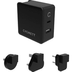 Cygnett Univerzális USB töltőkészülék, 2x USB-C alj, 1x USB 2.0 alj A, CY2411PDWCH (CY2411PDWCH)