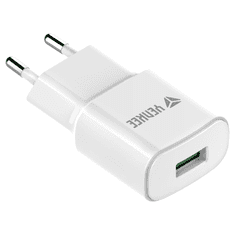 YAC 2023WH hálózati USB töltő Quick Charge 3.0 fehér (YAC 2023WH)