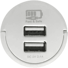 MaxTrack NVU 1 L USB-s töltőkészülék Aljzat dugó 2 x USB (NVU 1 L)