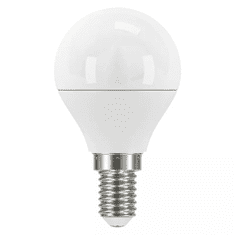 EMOS LED fényforrás kisgömb E14 6W hideg fehér (ZQ1222) (EmosZQ1222)