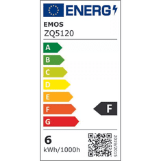 EMOS LED fényforrás matt E27 6W 2700K (ZQ5120) (ZQ5120)