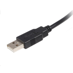 Startech StarTech.com USB A -> USB B kábel fekete (USB2HAB1M) (USB2HAB1M)