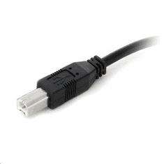 Startech StarTech.com USB A -> USB B kábel fekete (USB2HAB30AC) (USB2HAB30AC)