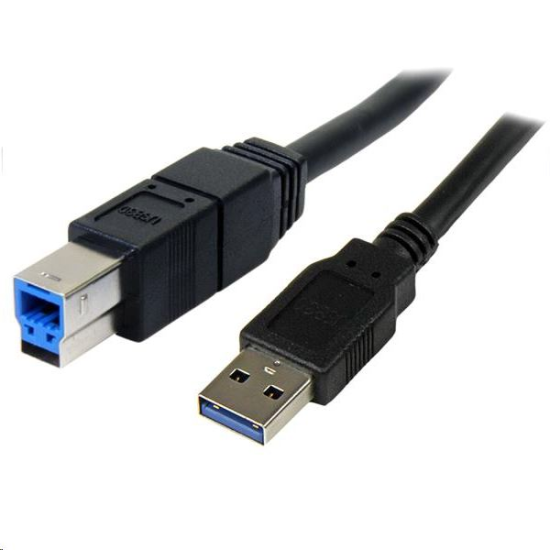 Startech StarTech.com 3m, USB 3.0-A - USB 3.0-B USB kábel USB 3.2 Gen 1 (3.1 Gen 1) USB A USB B Fekete
