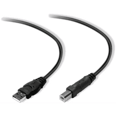 Belkin USB A --> USB B kábel 3m (F3U154CP3M) (F3U154CP3M)