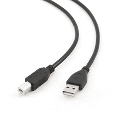 Gembird Cablexpert USB 2.0 A-B összekötő kábel 1m, fekete (CCP-USB2-AMBM-1M) (CCP-USB2-AMBM-1M)