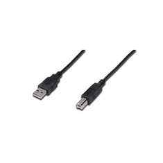 Assmann USB A-B összekötő kábel 3m (AK-300105-030-S) (AK-300105-030-S)