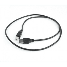 Gembird Cablexpert USB 2.0 A-B összekötő kábel 1m, fekete (CCP-USB2-AMBM-1M) (CCP-USB2-AMBM-1M)