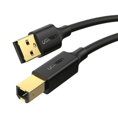 Ugreen US135 USB 2.0 A-B nyomtatókábel 1.5m fekete (10350B) (10350B)