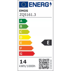 EMOS LED izzó E27 14W 1521lm természetes fehér (ZQ5161) (EmosZQ5161)