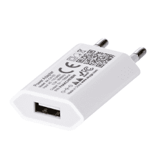 Akyga USB-s hálózati töltő adapter USB 5V/1A fehér (AK-CH-03WH) (AK-CH-03WH)