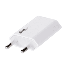 Akyga USB-s hálózati töltő adapter USB 5V/1A fehér (AK-CH-03WH) (AK-CH-03WH)