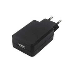 Akyga USB-s hálózati töltő adapter USB 5V/1A fekete (AK-CH-06) (AK-CH-06)