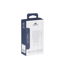 RivaCase Alamillo PS4125 WD2 hálózati töltő (3,4A/2xUSB) Lightning kábellel fehér (4260403575710) (4260403575710)