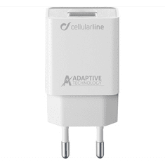 CellularLine hálózati töltő USB aljzat (5V / 3000 mA, 15W, PD gyorstöltés támogatás) FEHÉR (ACHSMUSB15WW) (ACHSMUSB15WW)