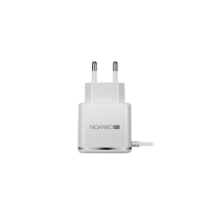 Canyon CNE-CHA043WS USB-s hálózati töltő fehér (CNE-CHA043WS)