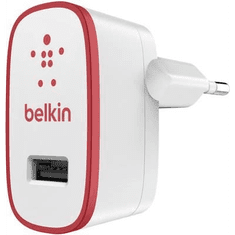 Belkin F8J052VFRED hálózati töltő 10Watt/2.1A fehér-piros (F8J052VFRED)