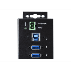 Startech StarTech.com 10-Port USB 3.0 Hub - Metal Industrial USB-A Hub with ESD & Surge Protection - Din Rail, Wall or Desk Mountable - TAA Compliant USB Expander Hub (ST1030USBM) - hub - 10 ports (ST1030USBM)