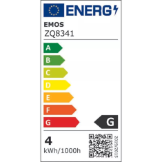 EMOS LED izzó GU10 4.5W 350lm természetes fehér (ZQ8341) (EmosZQ8341)