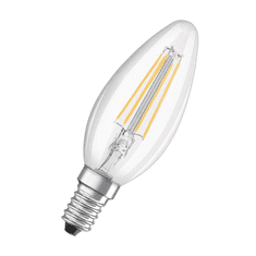 Osram BASE LED fényforrás E14 4W Gyertya meleg fehér üveg (2db) (4052899972032) (4052899972032)